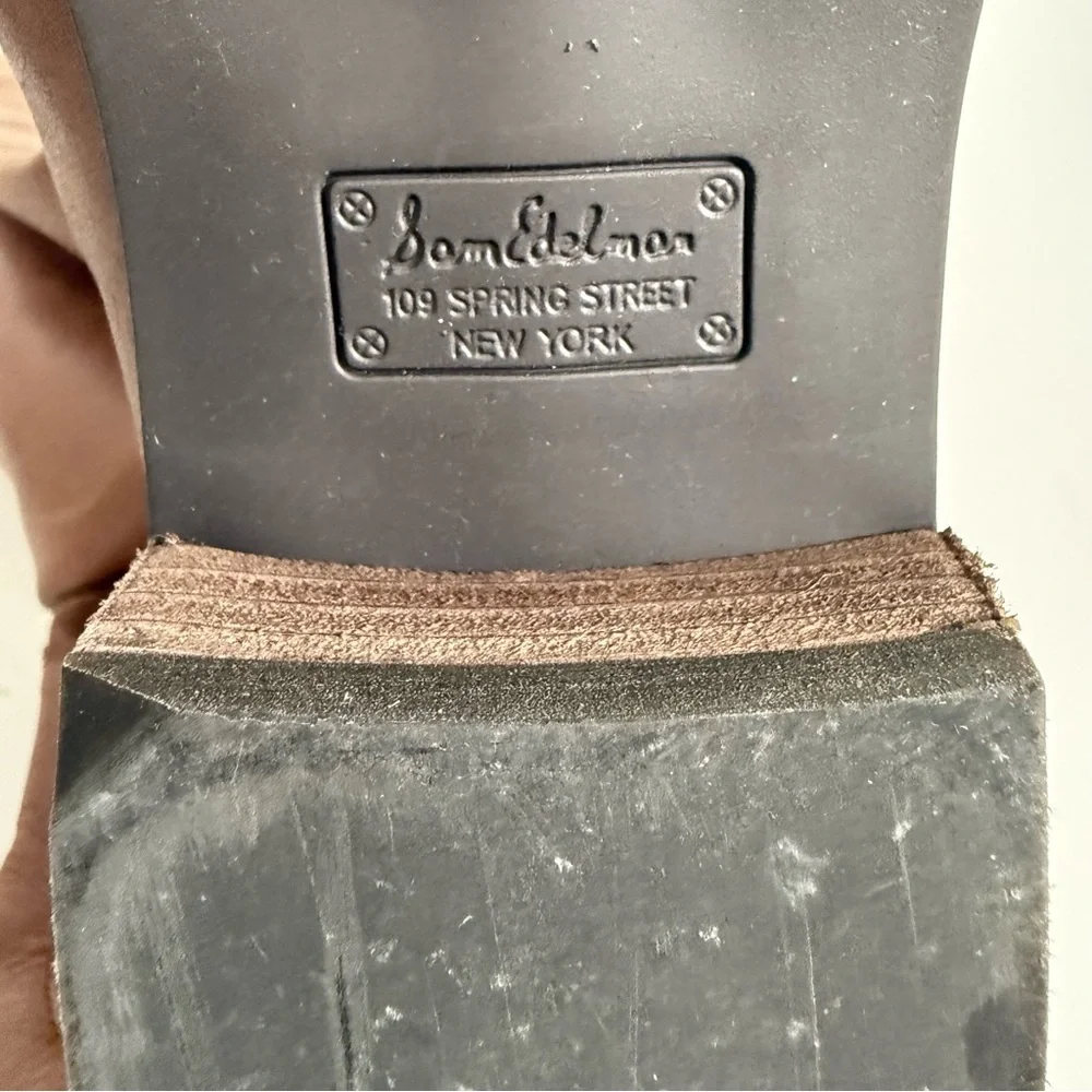 Sam Edelman Whiskey Coloured Penny Leather Riding Boots - Picture 15 of 16